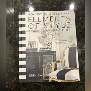 Elements of style decor or coffee table book
